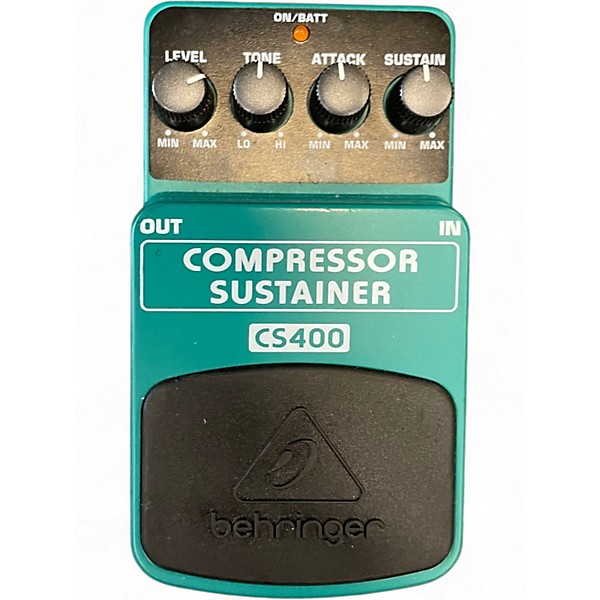 Used Behringer CS400 Compressor Sustainer Effect Pedal
