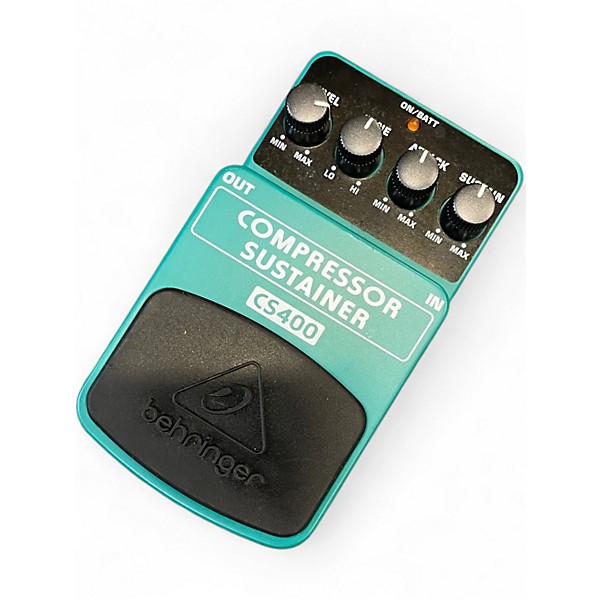 Used Behringer CS400 Compressor Sustainer Effect Pedal