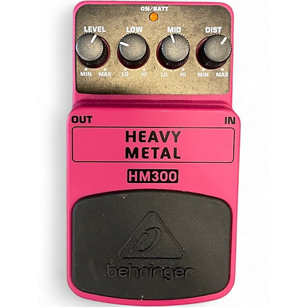 Used Behringer HM300 Heavy Metal Distortion Effect Pedal