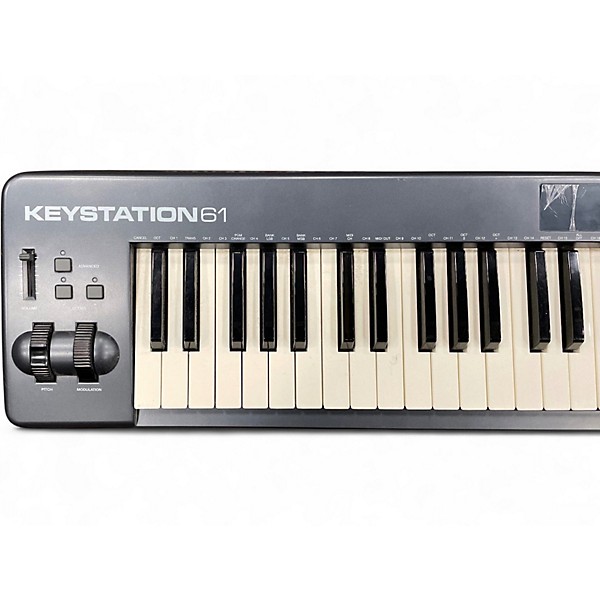 Used M Audio KEYSTATION 61 MIDI KEYBOARD CONTROLLER MIDI Controller