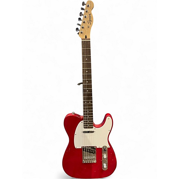 Used Squier Bullet Telecaster Red Solid Body Electric Guitar