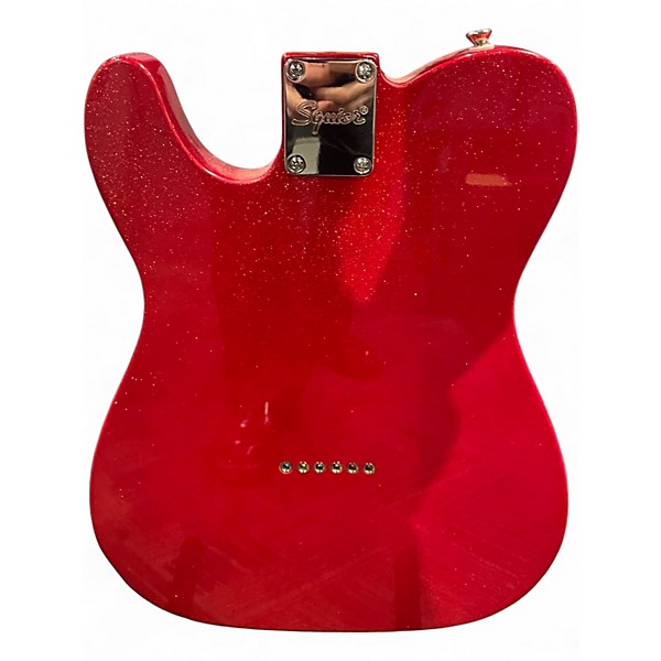 Used Squier Bullet Telecaster Red Solid Body Electric Guitar