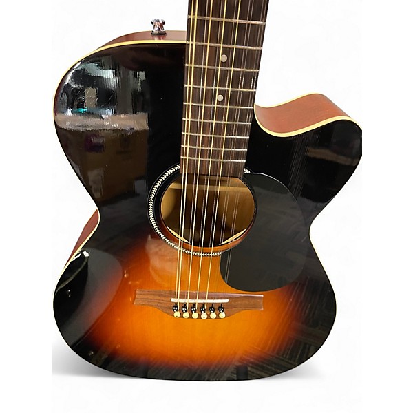 Used Seagull S12 CH CW Spruce Sunburst GT Sunburst 12 String Acoustic Electric Guitar