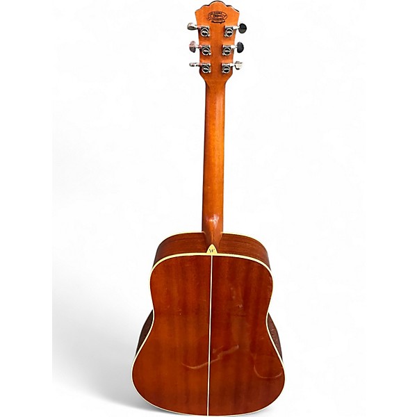 Used Washburn WD7S Natural Acoustic Guitar