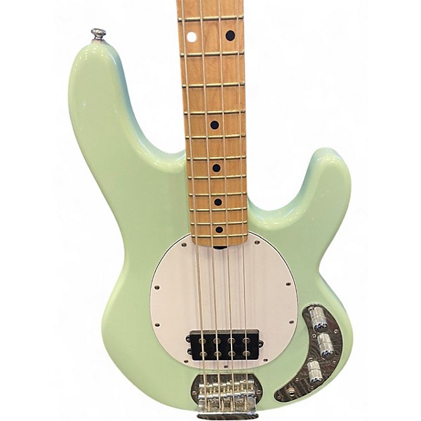 Used Sterling by Music Man S.U.B. StingRay Ray4 Mint Green Electric Bass Guitar