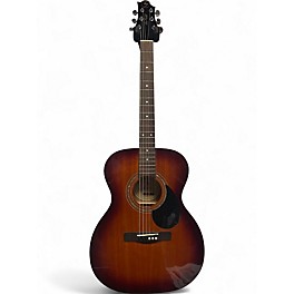 Used Greg Bennett Design by Samick OM-1/BS Brown Sunburst Acoustic Guitar