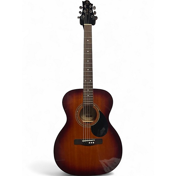 Used Greg Bennett Design by Samick OM-1/BS Brown Sunburst Acoustic Guitar