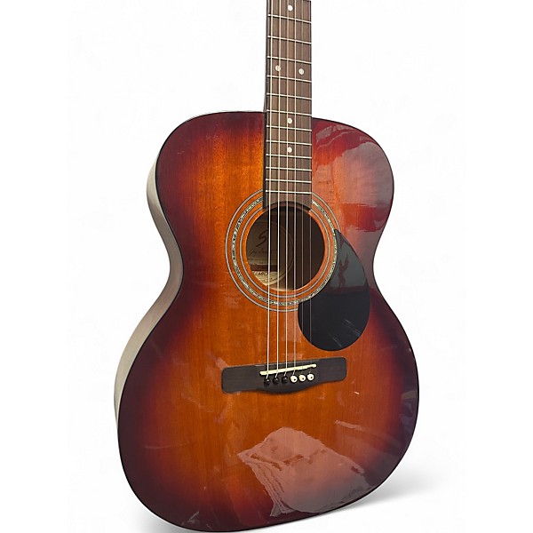 Used Greg Bennett Design by Samick OM-1/BS Brown Sunburst Acoustic Guitar