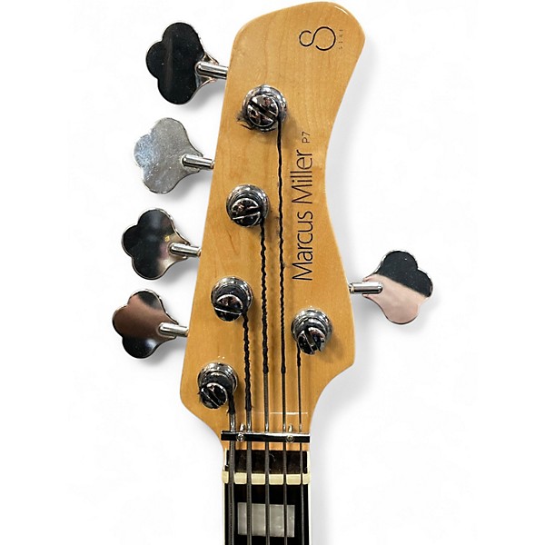Used Sire Marcus Miller P7 Alder 5 String Alpine White Electric Bass Guitar