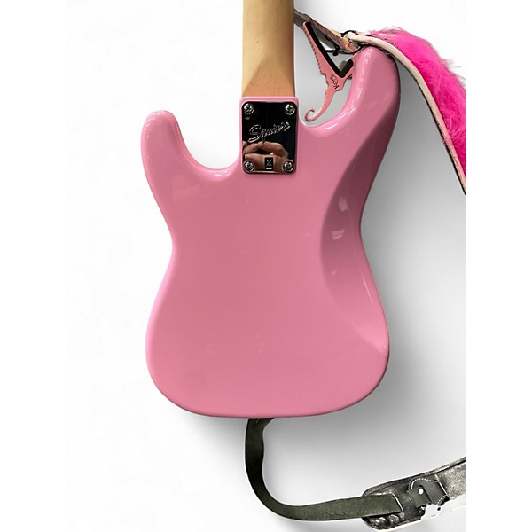 Used Squier Mini Affinity Stratocaster Shell Pink Electric Guitar