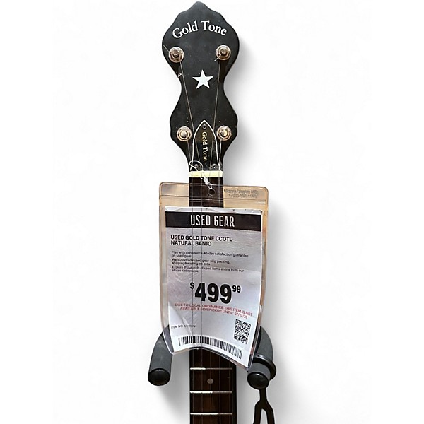 Used Gold Tone CCOTL Natural Banjo