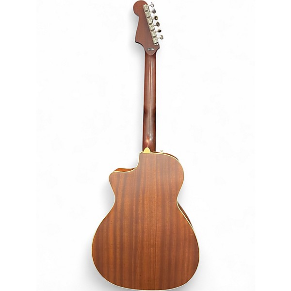 Used Fender Newporter Player Wine Red Acoustic Electric Guitar