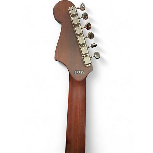 Used Fender Newporter Player Wine Red Acoustic Electric Guitar