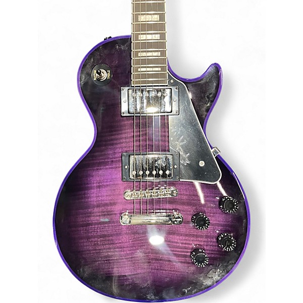 Used Epiphone LES PAUL CUSTOM WIDOW Purple Solid Body Electric Guitar