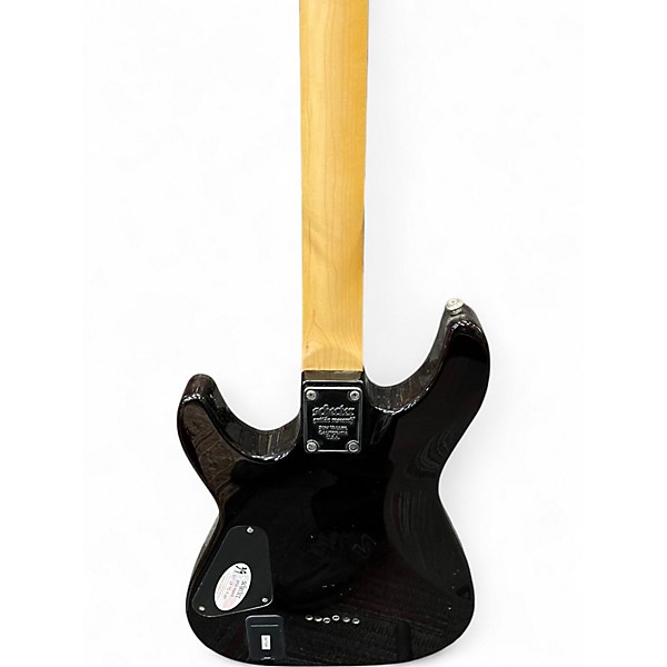 Used Schecter Guitar Research Demon 6 Black Cherry Solid Body Electric Guitar