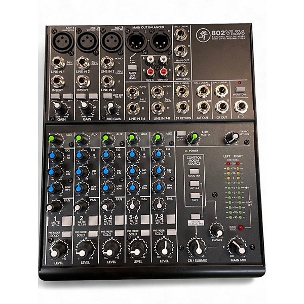 Used Mackie 802VLZ4 Unpowered Mixer