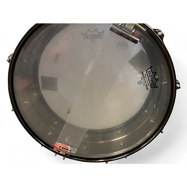 Used Thrust 14X5 Steel Snare Gunmetal Gray Drum