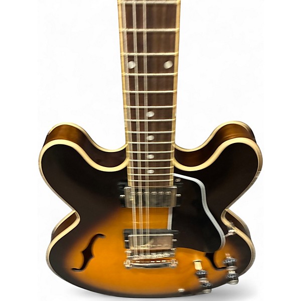 Used 2022 Gibson ES335 Satin Tobacco Sunburst Hollow Body Electric Guitar