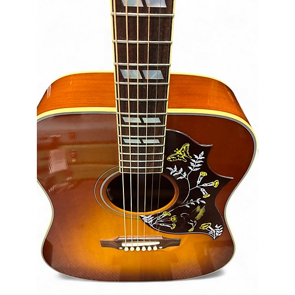 Used 2022 Gibson Hummingbird Cherry Sunburst Acoustic Electric Guitar
