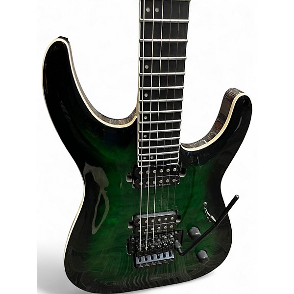 Used Jackson DKAQ Emerald Green Solid Body Electric Guitar