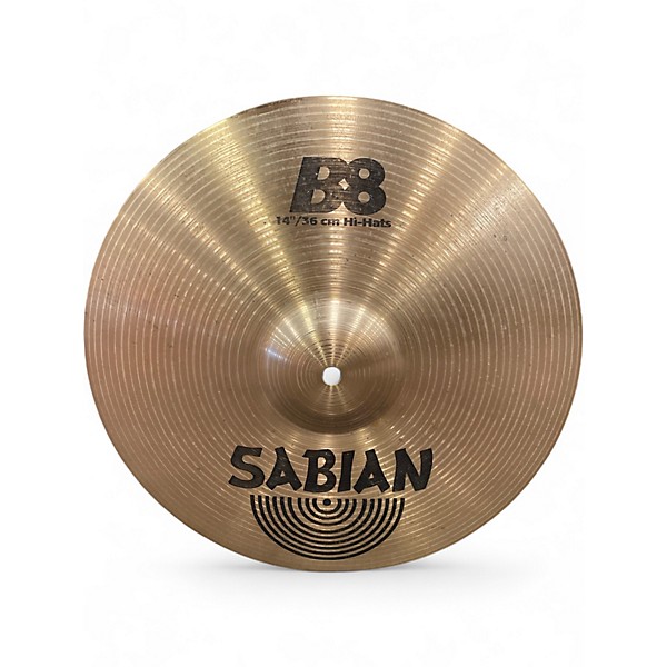 Used SABIAN 14in B8 Hi Hat Pair Cymbal
