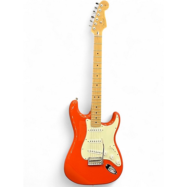 Used 2023 Fender Player Strat Roasted Maple Fiesta Red Solid Body Electric Guitar