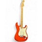 Used 2023 Fender Player Strat Roasted Maple Fiesta Red Solid Body Electric Guitar thumbnail
