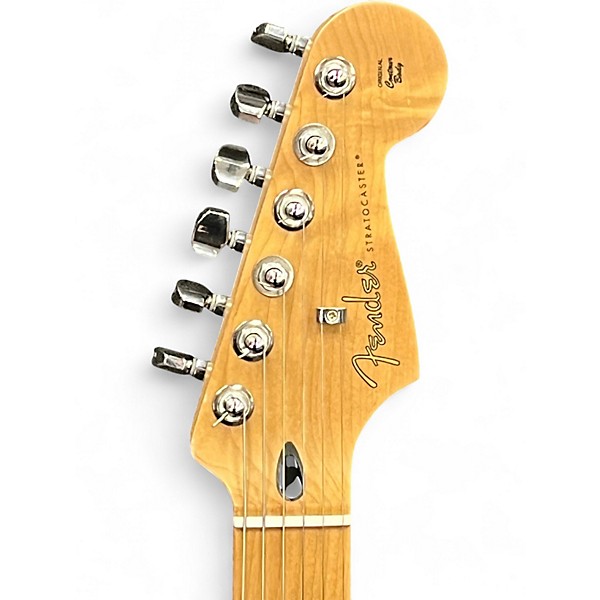 Used 2023 Fender Player Strat Roasted Maple Fiesta Red Solid Body Electric Guitar