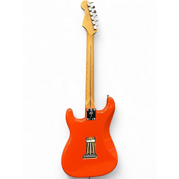 Used 2023 Fender Player Strat Roasted Maple Fiesta Red Solid Body Electric Guitar