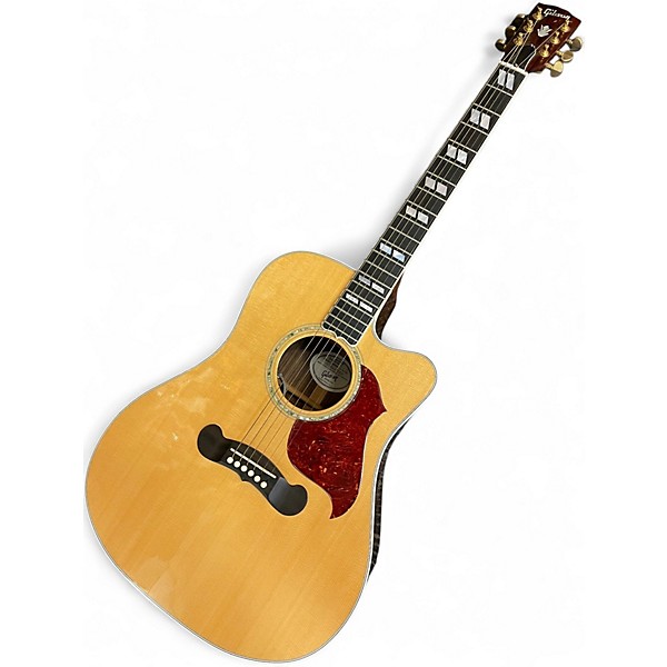 Used 2008 Gibson Songwriter Deluxe EC Natural Acoustic Electric Guitar