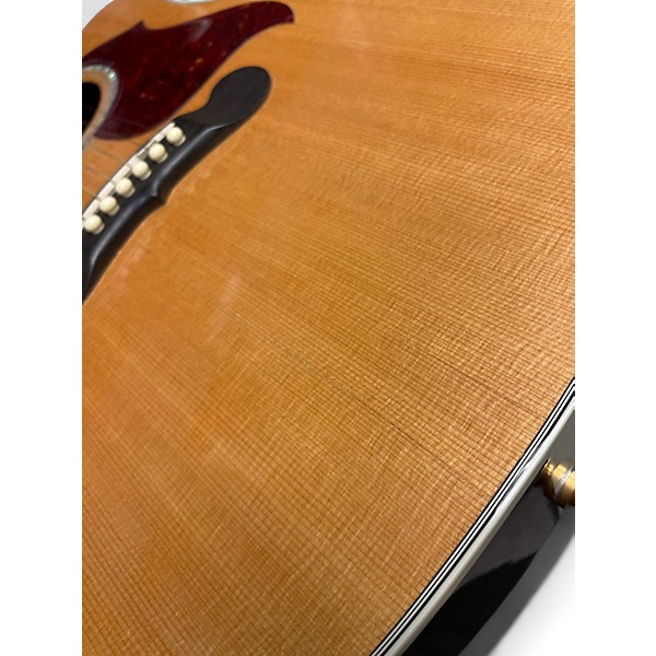 Used 2008 Gibson Songwriter Deluxe EC Natural Acoustic Electric Guitar