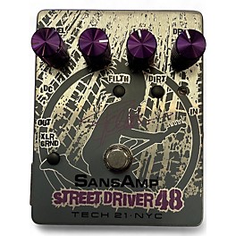 Used Tech 21 Frank Bello Signature Sans Amp Street Driver 48 Bass Effect Pedal
