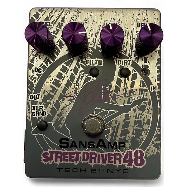 Used Tech 21 Frank Bello Signature Sans Amp Street Driver 48 Bass Effect Pedal