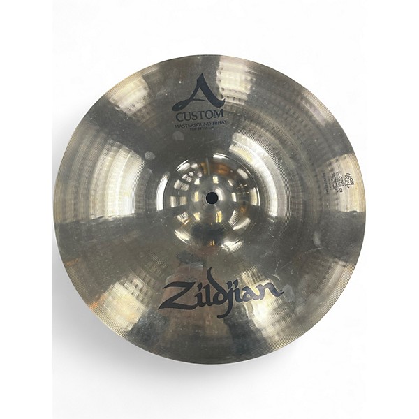 Used Zildjian 14in A Custom Mastersound Hi Hat Pair Cymbal