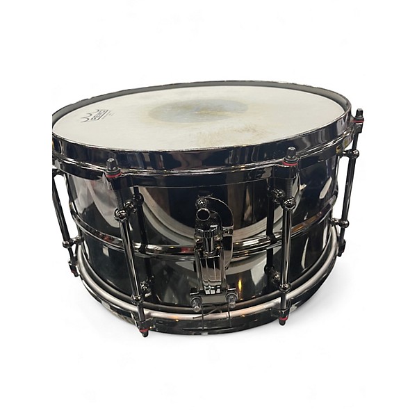 Used Ludwig 13X7 Black Magic Snare Black Chrome Drum