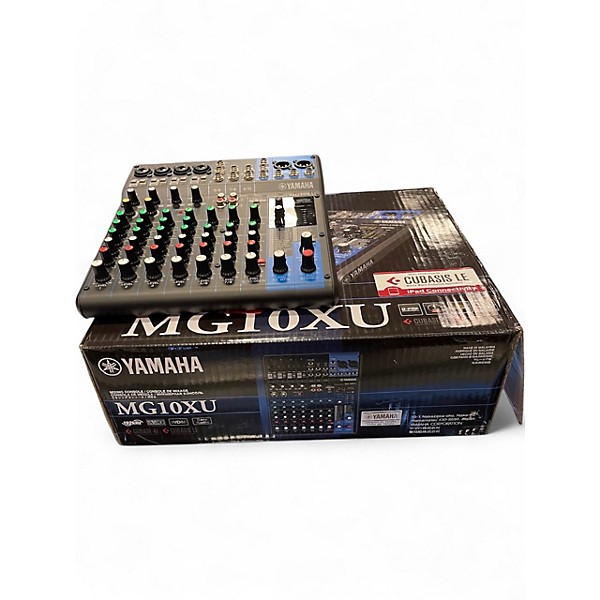 Used Yamaha MG10XU 10 Channel Mixer with Effects Unpowered Mixer