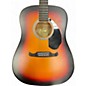 Used Fender FA-125 3 Color Sunburst Acoustic Guitar