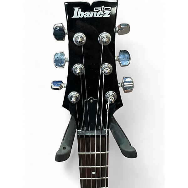 Used Ibanez GAX70L Black Solid Body Electric Guitar