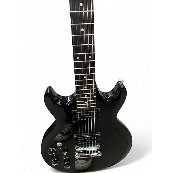 Used Ibanez GAX70L Black Solid Body Electric Guitar