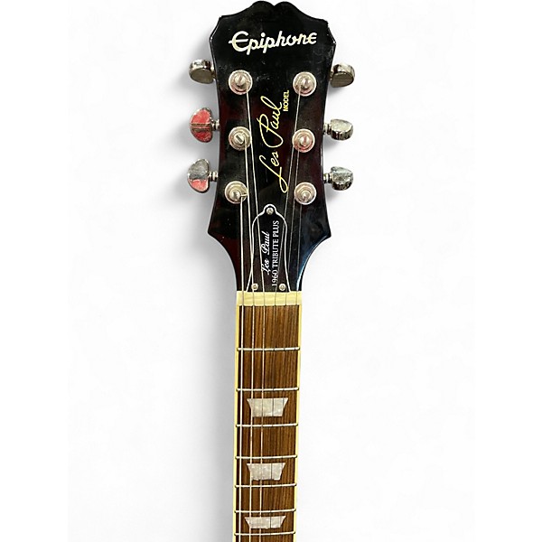 Used Epiphone 1960 Les Paul Tribute Plus Red Solid Body Electric Guitar