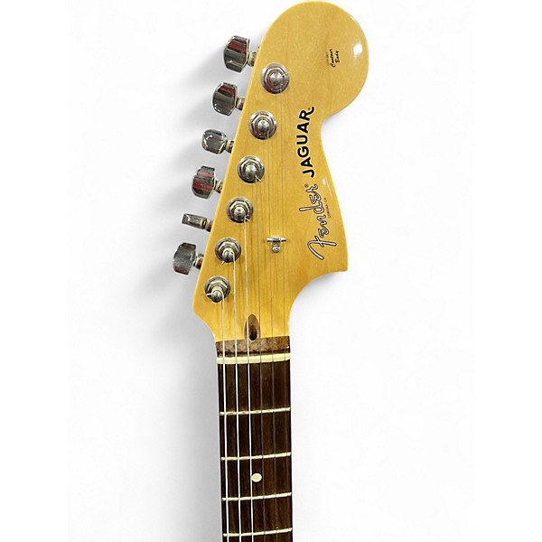 Used Fender American Professional Jaguar Fiesta Red Solid Body Electric Guitar