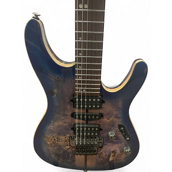 Used Ibanez S1070PBZ Blue Solid Body Electric Guitar