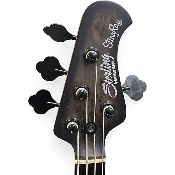 Used Sterling by Music Man Stingray Ray34 HH PB Natural Electric Bass Guitar