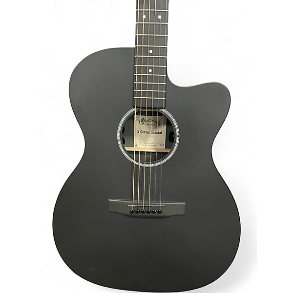 Used Martin X SERIES SPECIAL Black Acoustic Electric Guitar