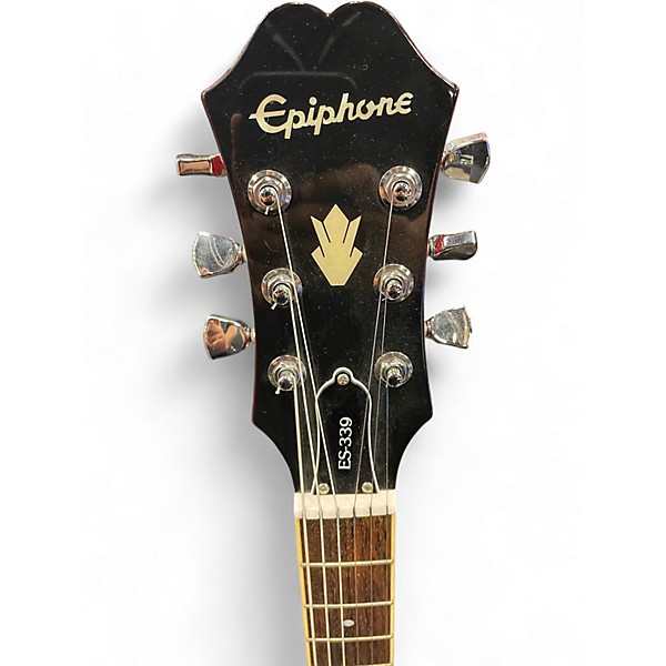 Used Epiphone ES339 Cherry Hollow Body Electric Guitar