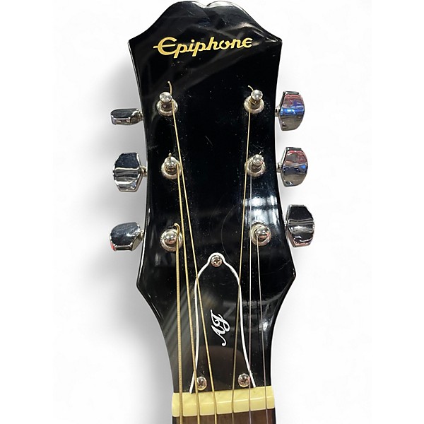 Used Epiphone AJ100CE Natural Acoustic Electric Guitar