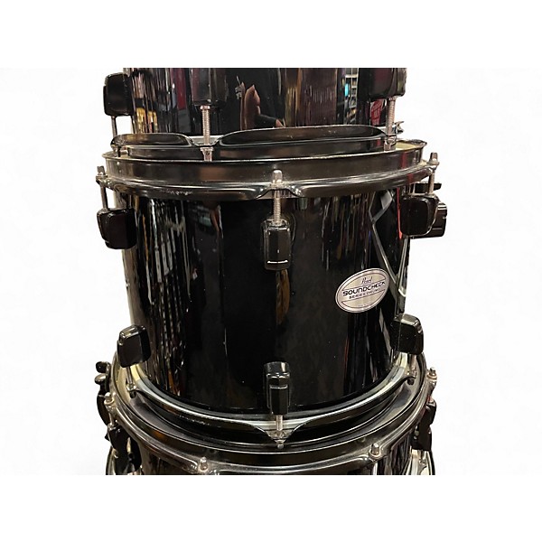 Used Pearl 5 Piece Soundcheck Black Drum Kit