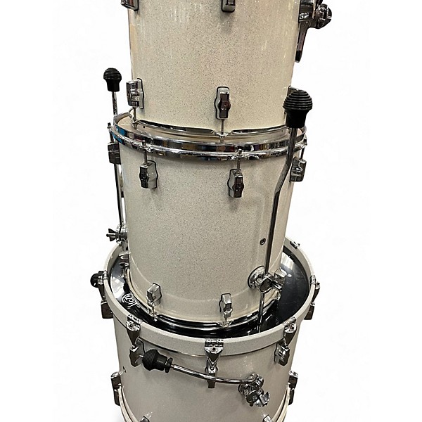 Used SONOR 5 Piece Force 3003 White Drum Kit