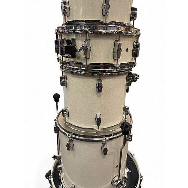 Used SONOR 5 Piece Force 3003 White Drum Kit