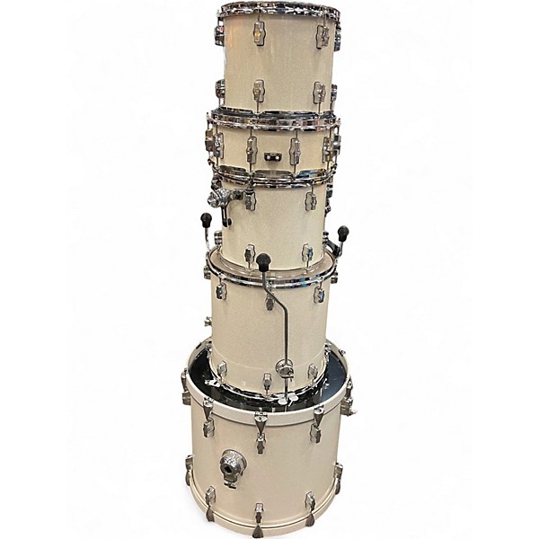 Used SONOR 5 Piece Force 3003 White Drum Kit